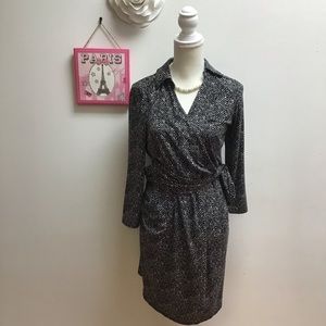 Ann Taylor Mock Wrap Dress